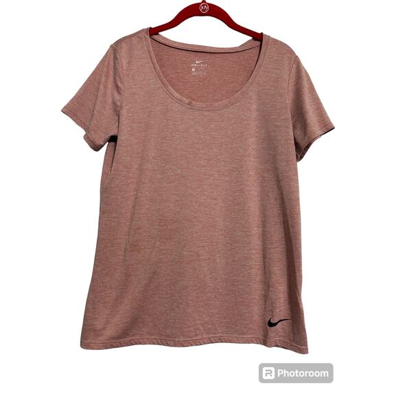 Nike Dri Fit Pink Athletic Top Size Medium - Picture 1 of 5